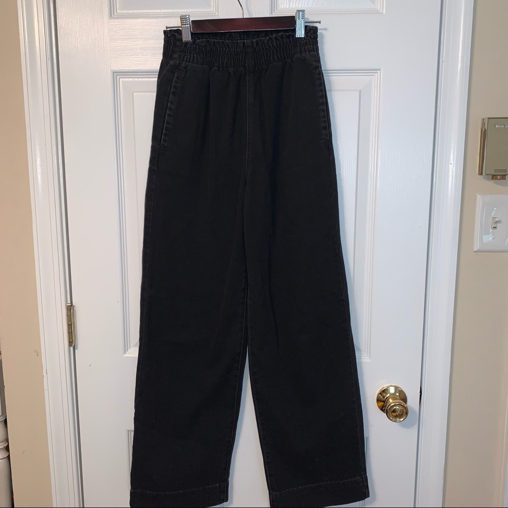 American eagle wide leg paper bag pants